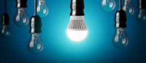 image of light bulbs